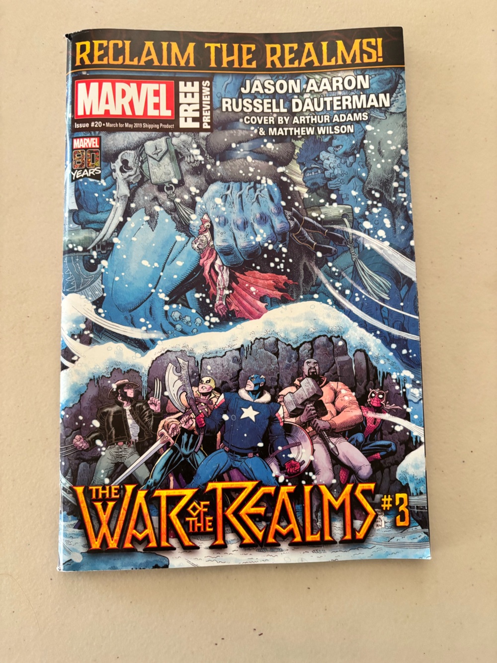 Marvel Issue #20 March for May 2019